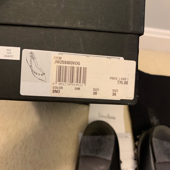 Valentino Rockstud Noir Flats - Picture 6 of 7